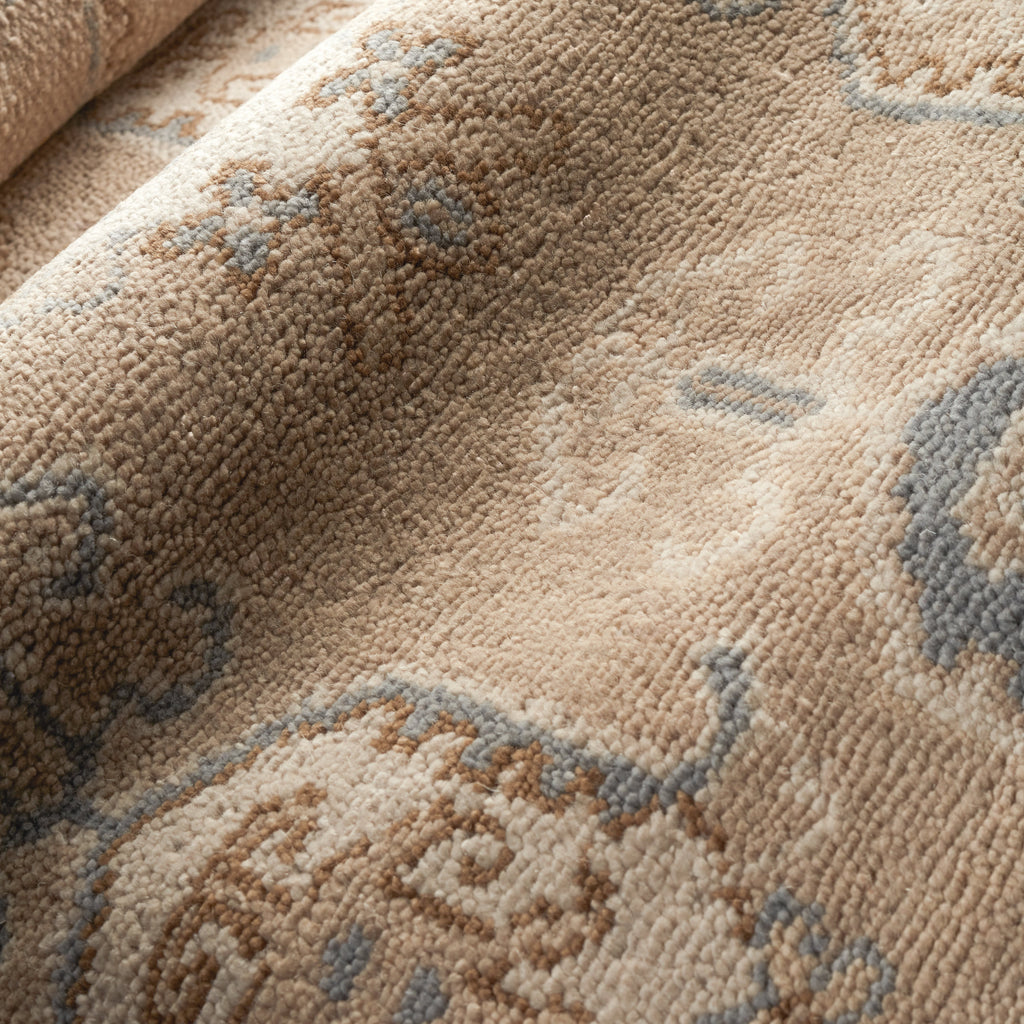 Ashby Hand Knotted Wool Rug | Taupe