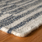 Heights Handwoven Wool Rug | Denim