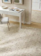 Dara Hand Knotted Wool Rug | Cream