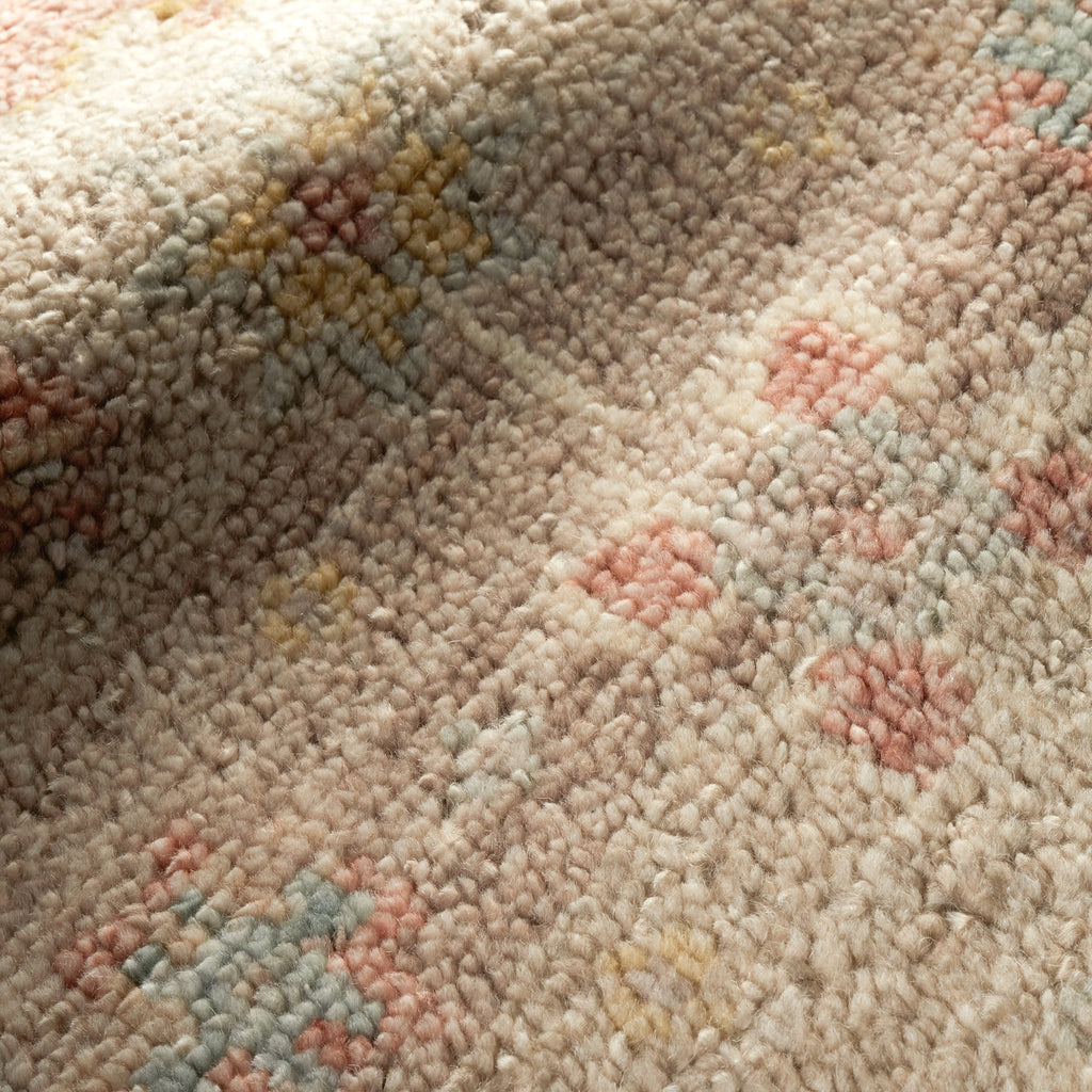 Nora Hand Knotted Wool Rug | Natural