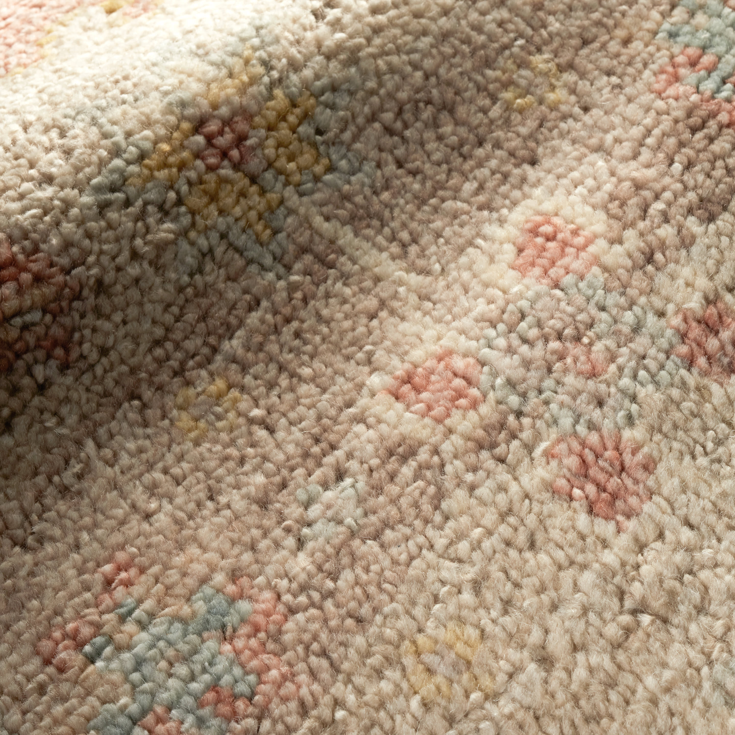 Nora Hand Knotted Wool Rug | Natural
