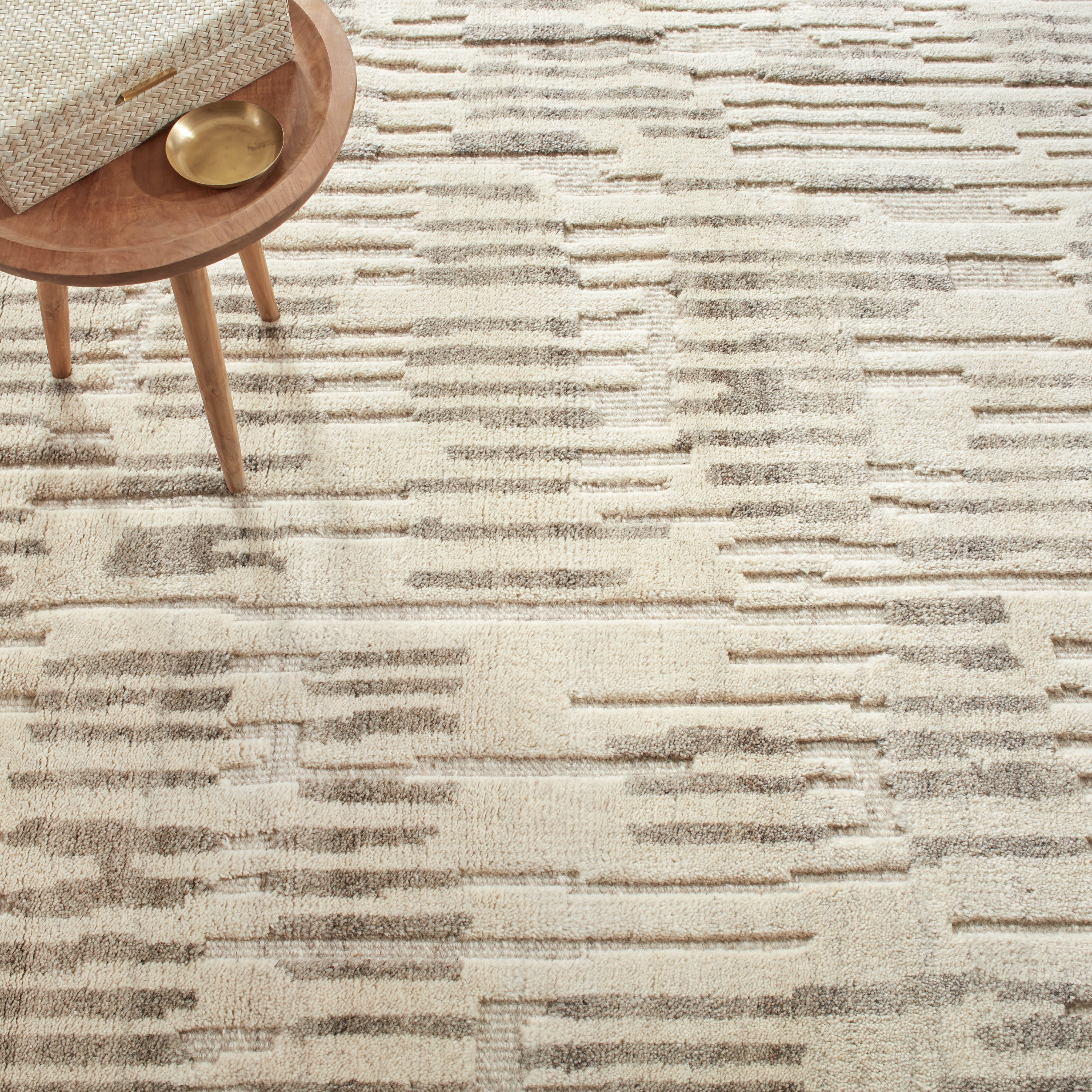Hicks Hand Knotted Wool Rug | Natural Image principale du produit