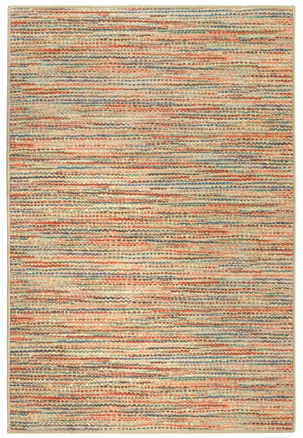 Clay Machine Washable Rug | Multi