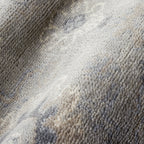 Lila Hand Knotted Wool Rug | Grey