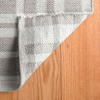 Tattersall Handwoven Indoor/Outdoor Rug | Grey