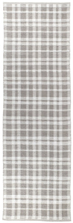 Tattersall Handwoven Indoor/Outdoor Rug | Grey