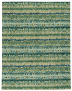 Paint Chip Hand Micro Hooked Wool Rug | Moss