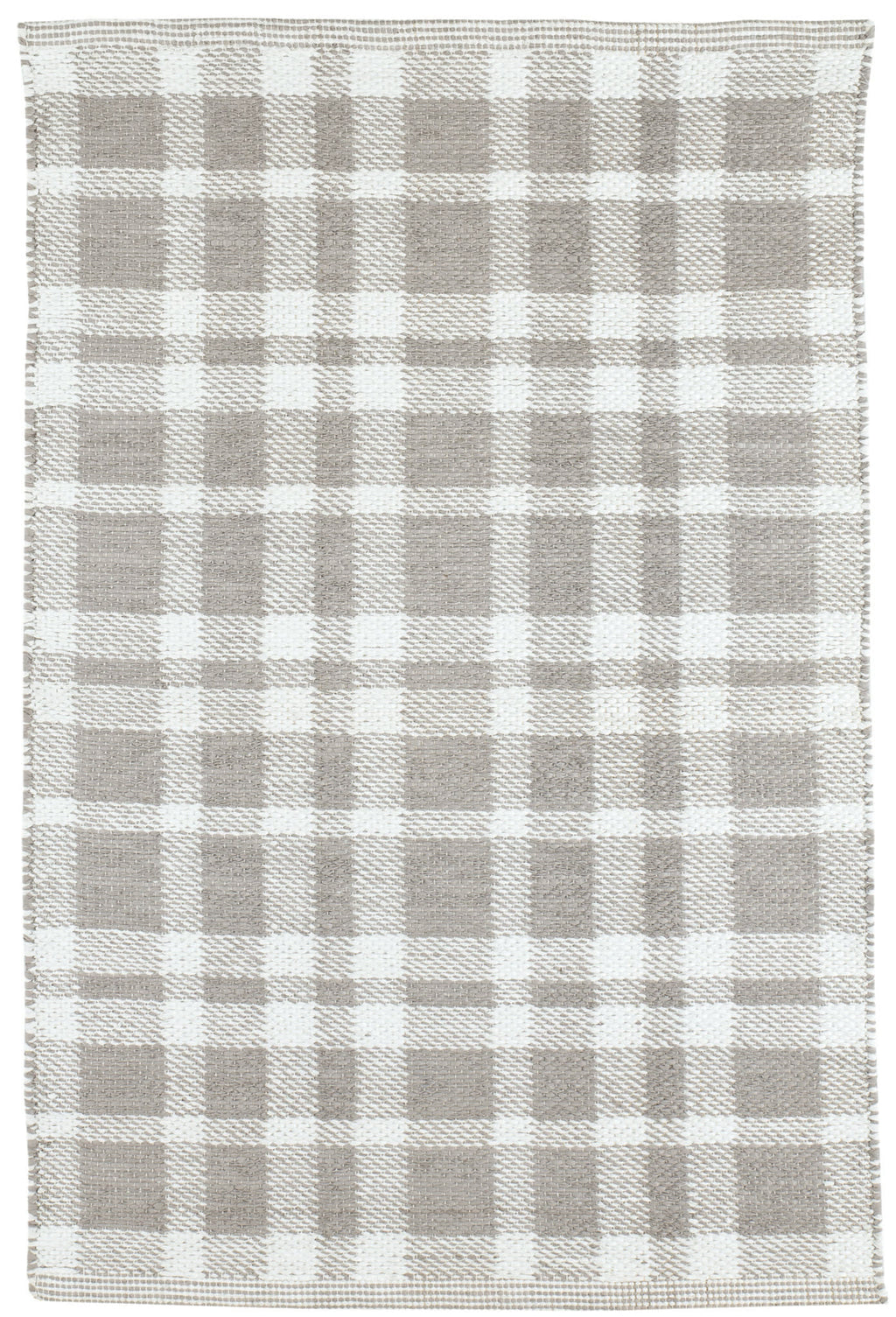 Tattersall Handwoven Indoor/Outdoor Rug | Grey