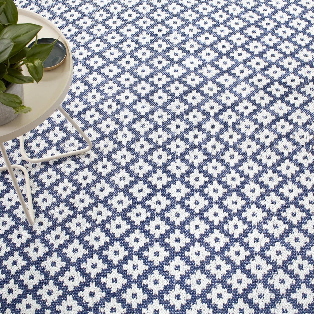 Samode Handwoven Indoor/Outdoor Rug | Navy