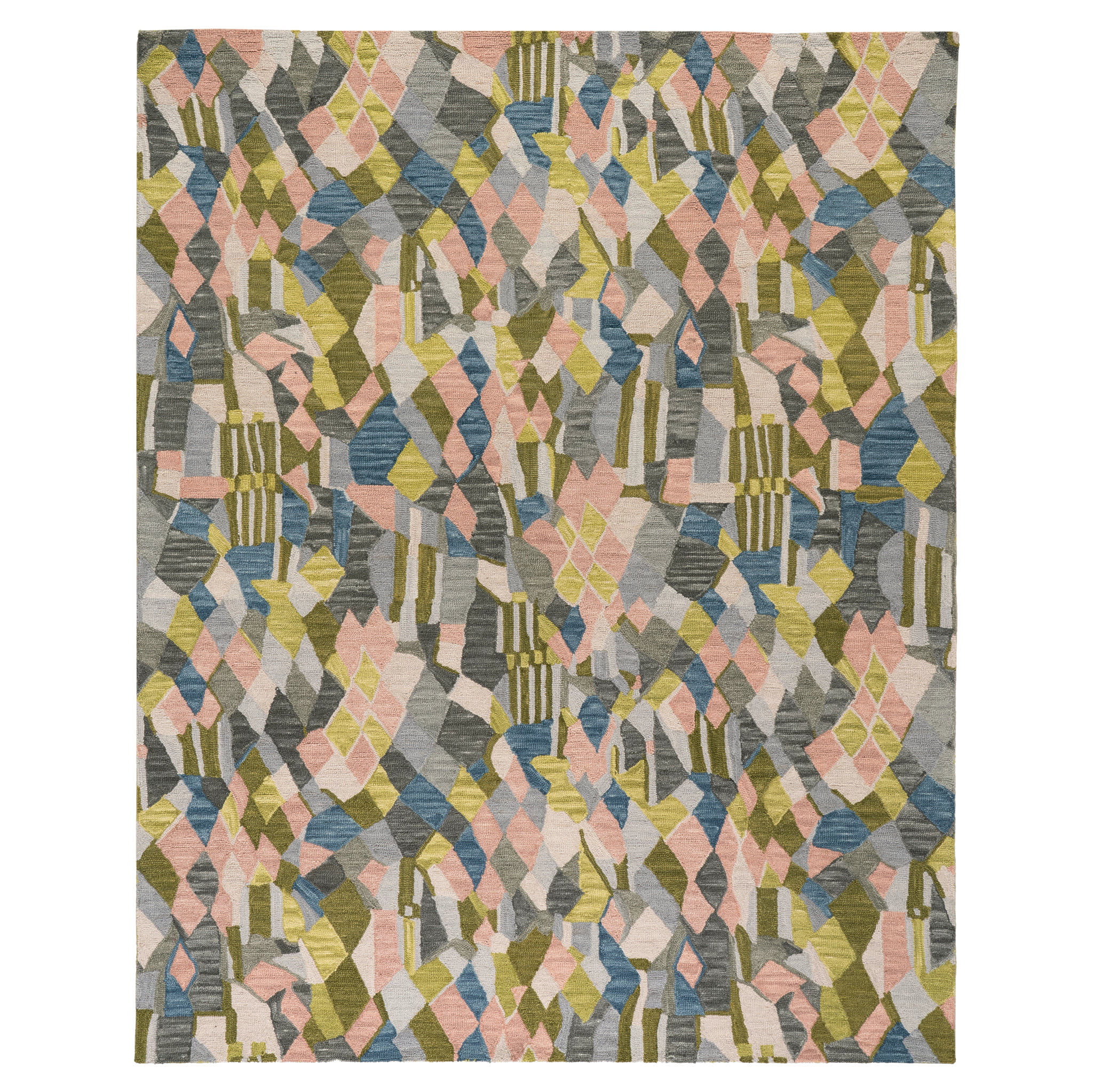 Deer Leap Hand Hooked Wool Rug | Coral