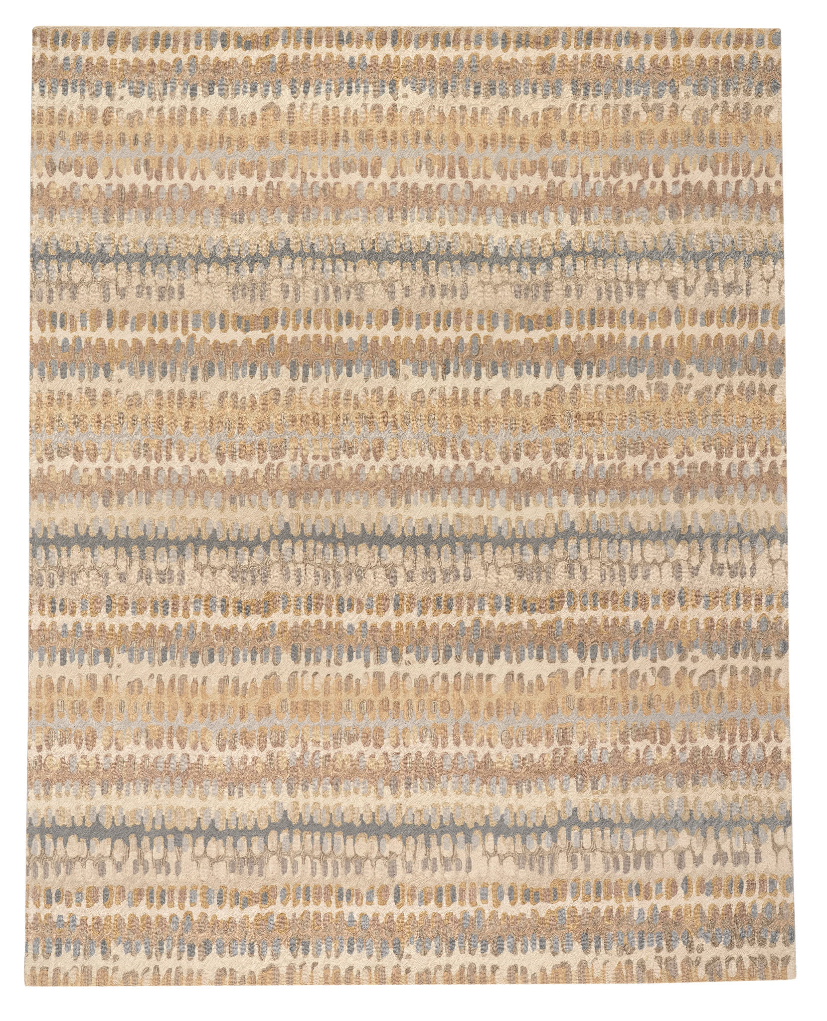 Paint Chip Hand Micro Hooked Wool Rug | Natural Secondary image